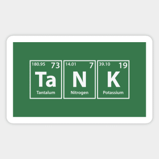 Tank (Ta-N-K) Periodic Elements Spelling Magnet